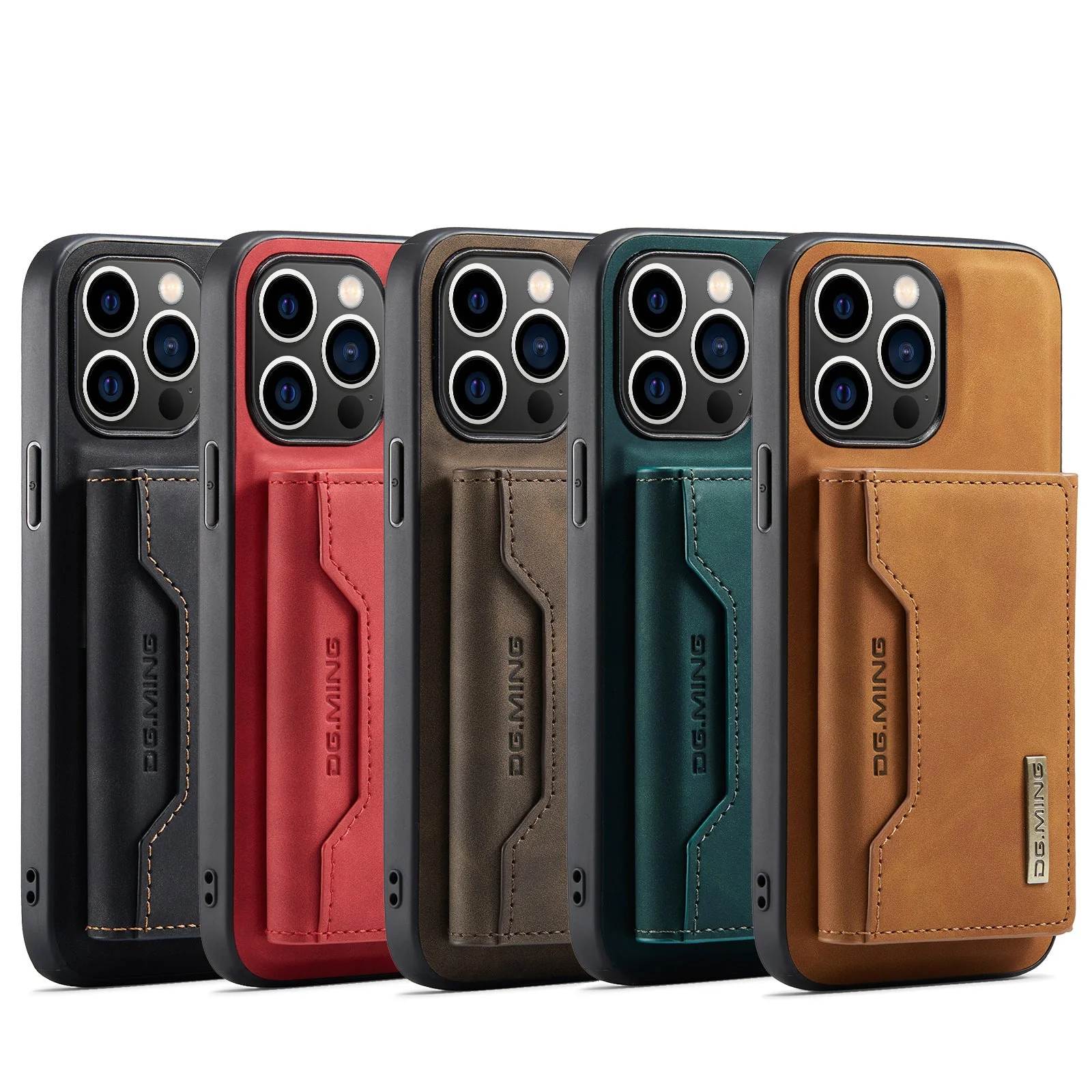 iPhone Series | Card Holder Folding Leather Case - Image 7