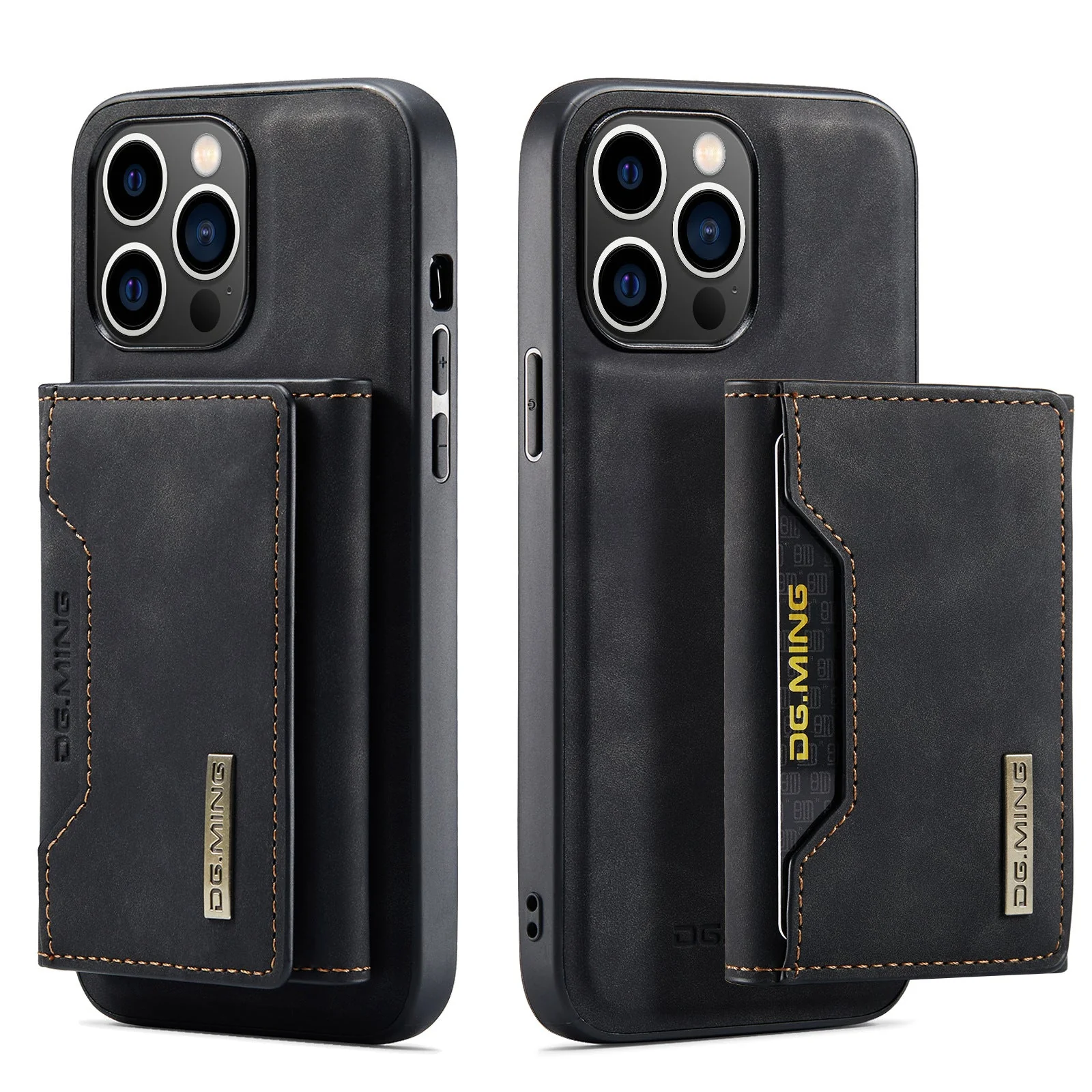iPhone Series | Card Holder Folding Leather Case - Image 8