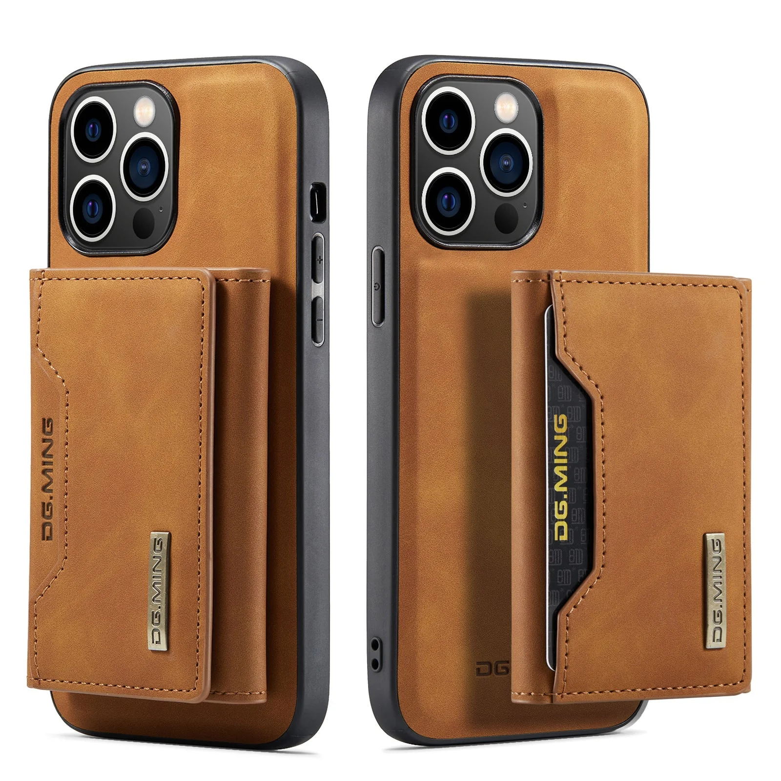 iPhone Series | Card Holder Folding Leather Case - Image 9