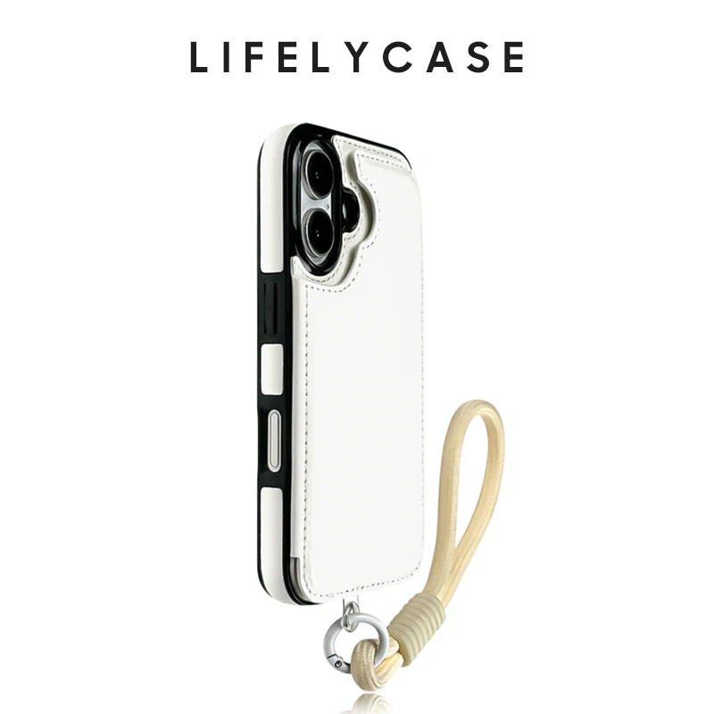 iPhone Lanyard Series | Card Holder Design Leather Phone Case - Image 4