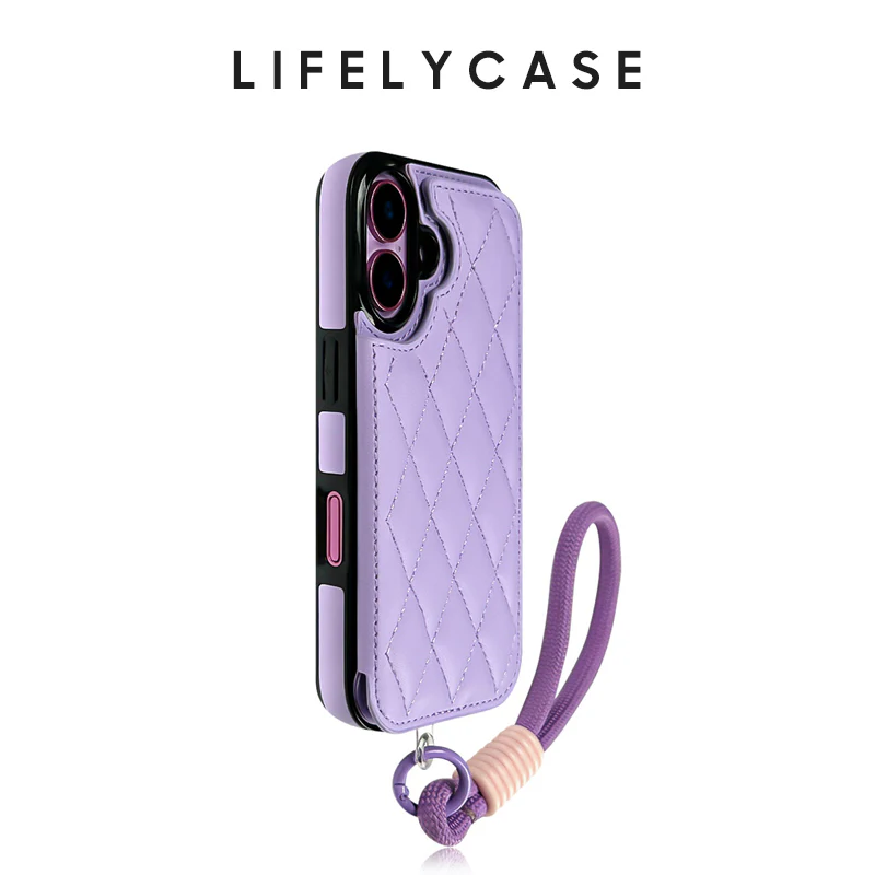 iPhone Lanyard Series | Card Holder Design Leather Phone Case - Image 3