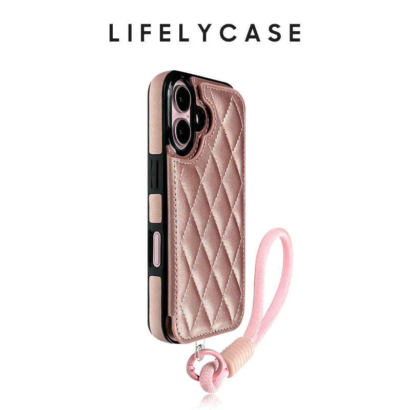 iPhone Lanyard Series | Card Holder Design Leather Phone Case - Image 4