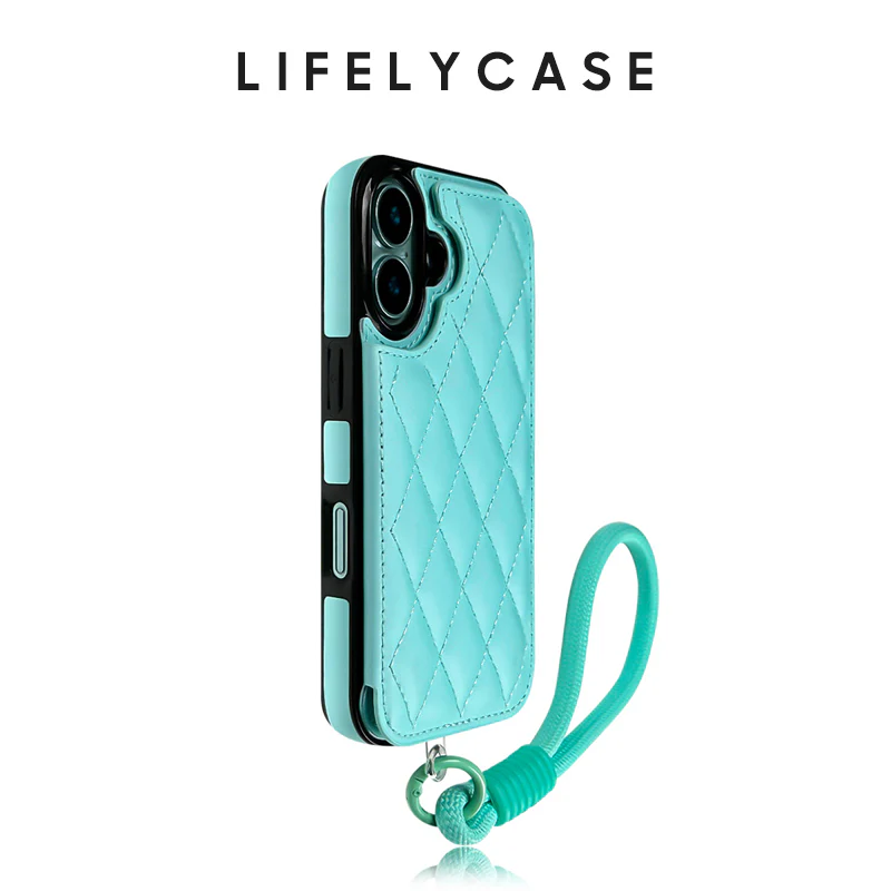 iPhone Lanyard Series | Card Holder Design Leather Phone Case - Image 7