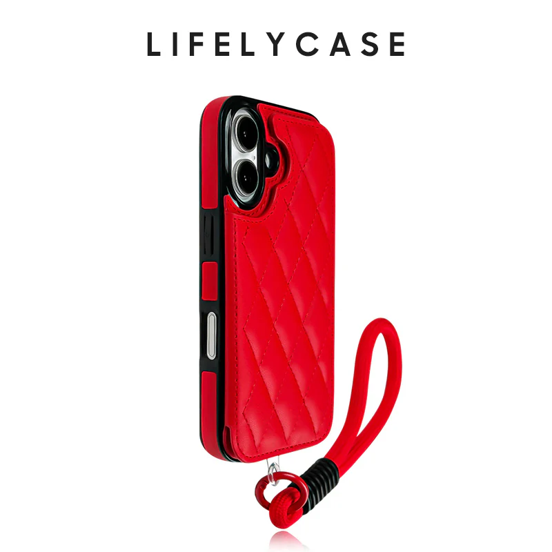 iPhone Lanyard Series | Card Holder Design Leather Phone Case - Image 8