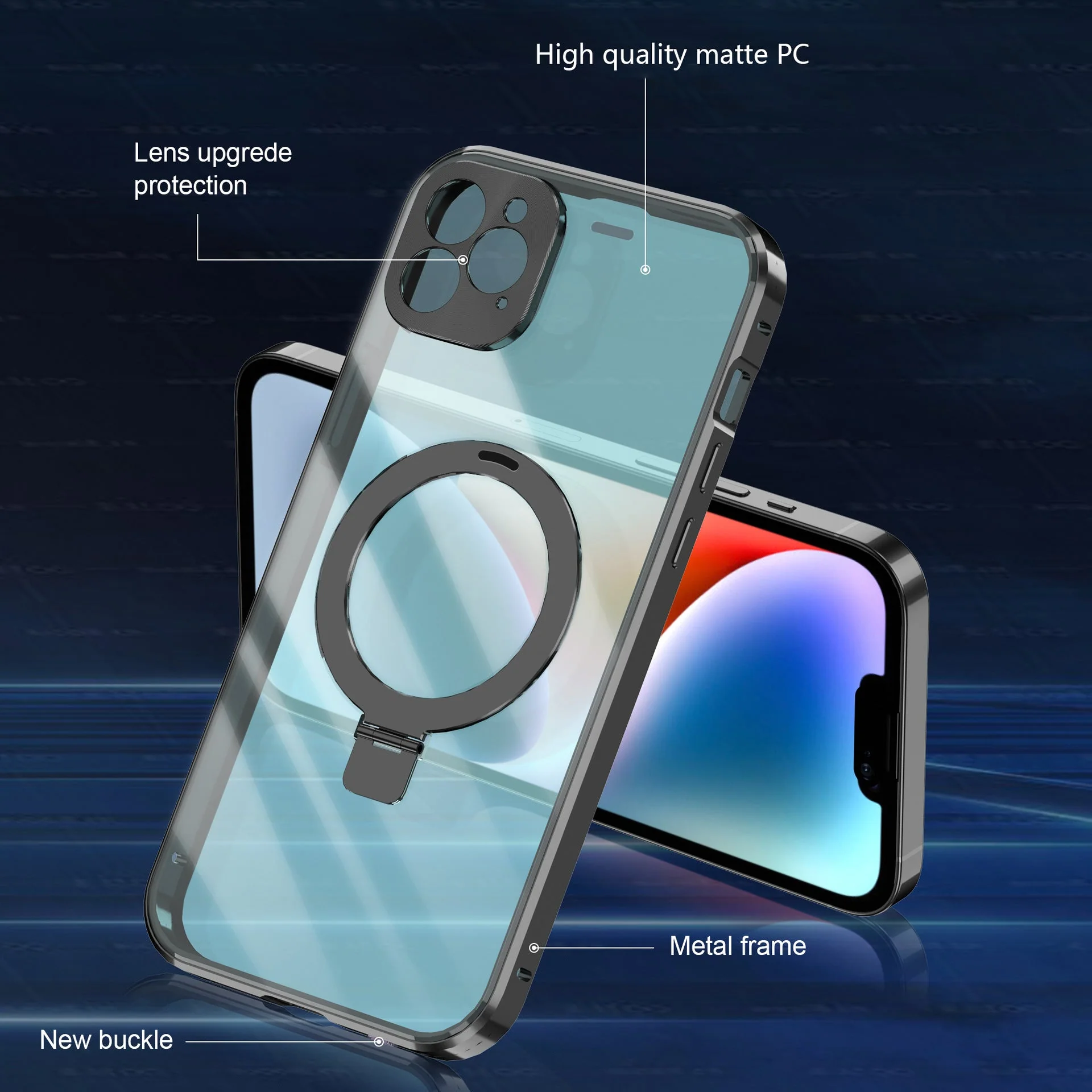 iPhone MagSafe Series | Double-Sided Magsafe Folding Stand Phone Case - Image 8