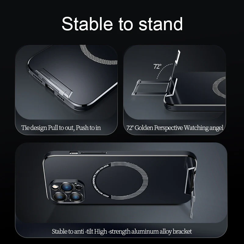 iPhone MagSafe Series | Trolley Bracket Mobile Phone Case - Image 4