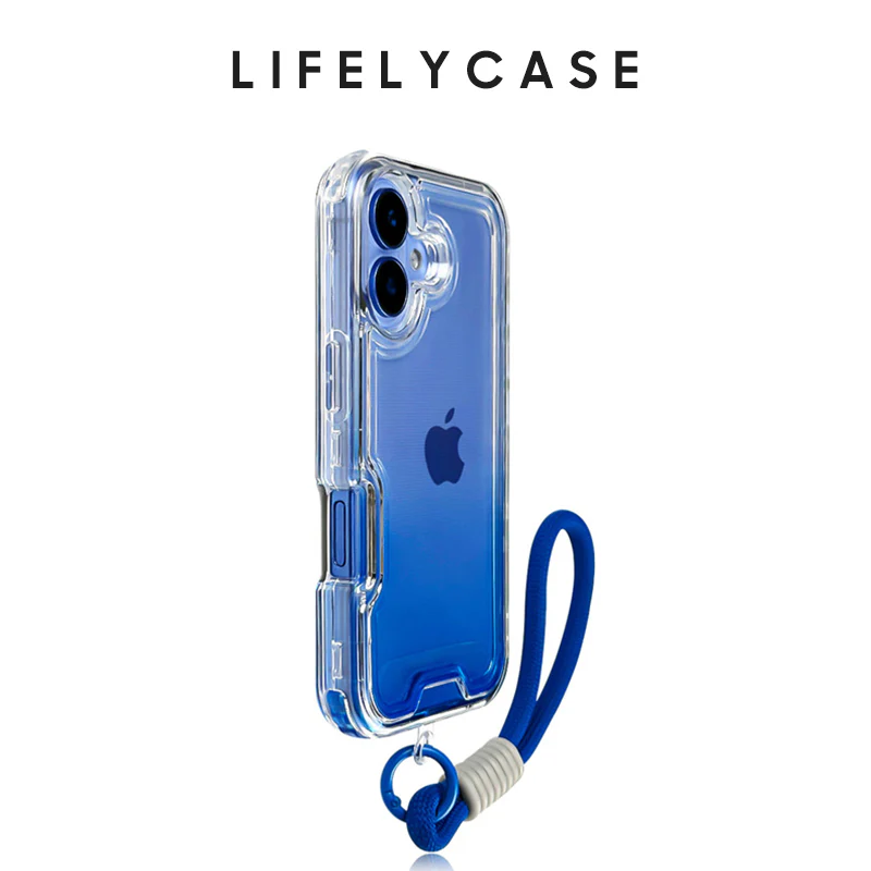 iPhone Lanyard Series | Gradient Design Silicone Phone Case - Image 5