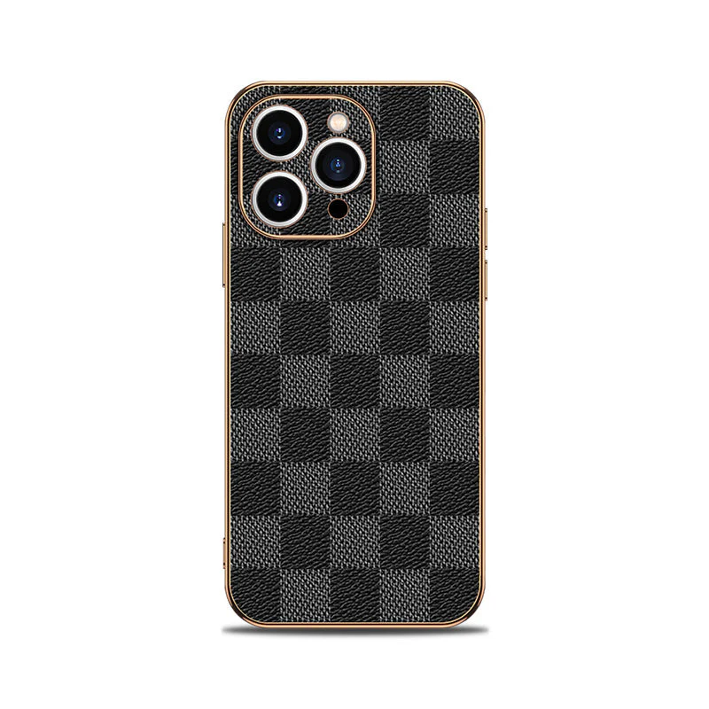 iPhone Series | Luxury Electroplated Mobile Phone Leather Case - Image 7