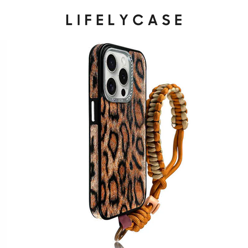 iPhone Lanyard Series | Fashion Leopard Print Phone Case - Image 4