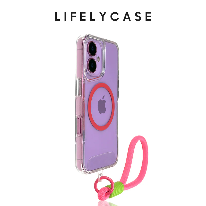 iPhone Lanyard Series | Transparent Liquid Silicone MagSafe Magnetic Phone Case - Image 3