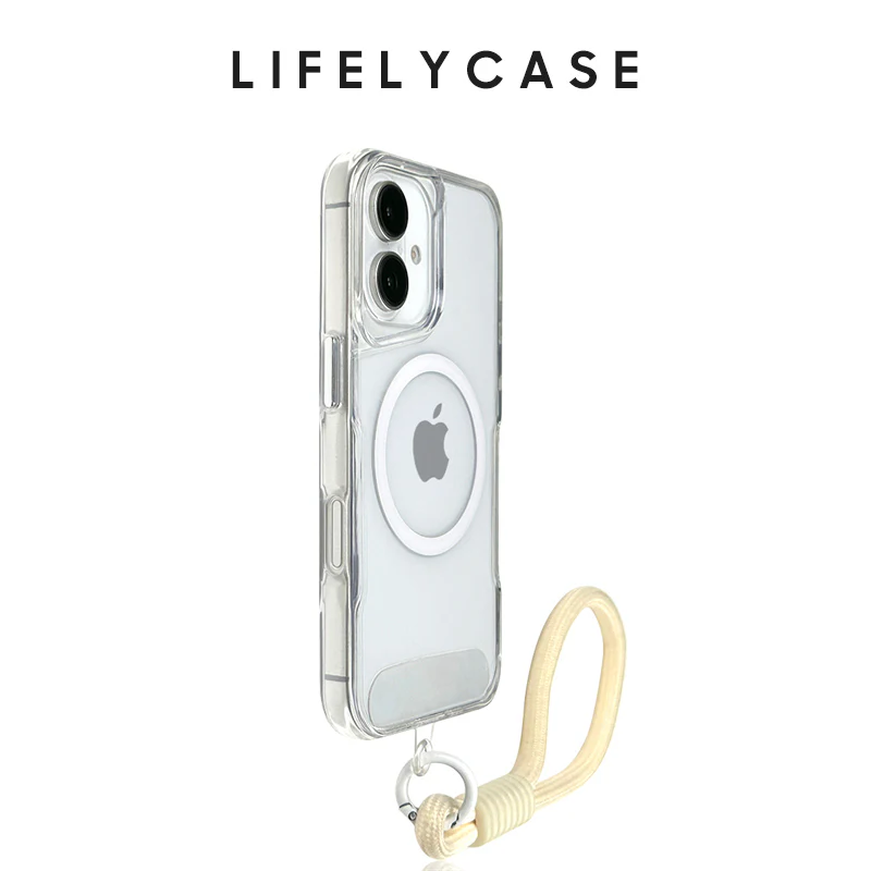 iPhone Lanyard Series | Transparent Liquid Silicone MagSafe Magnetic Phone Case - Image 4