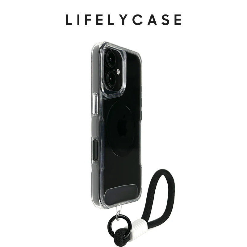 iPhone Lanyard Series | Transparent Liquid Silicone MagSafe Magnetic Phone Case - Image 6
